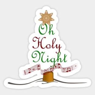 Oh Holy Night Sticker